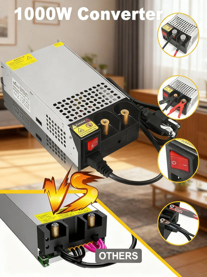 1000W 12V Switching Power Supply, AC to DC Universal Adapter