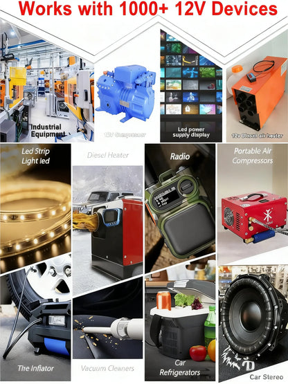 1000W 12V Switching Power Supply, AC to DC Universal Adapter