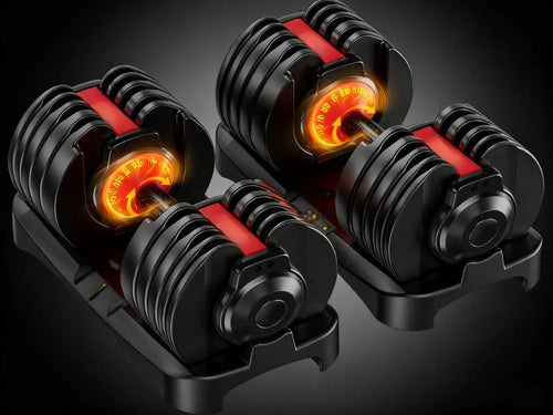 Adjustable Dumbbell Set – 105 lbs Total, 15-in-1 for Full Body Strength Training