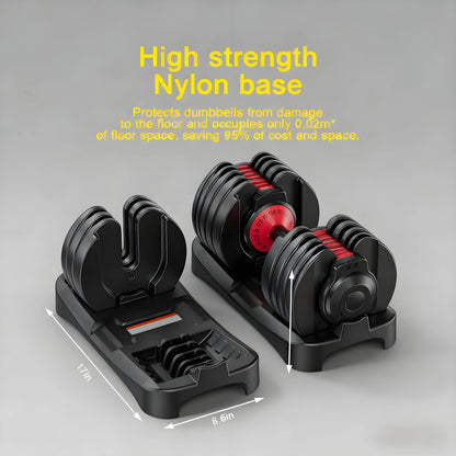 Adjustable Dumbbell Set – 105 lbs Total, 15-in-1 for Full Body Strength Training