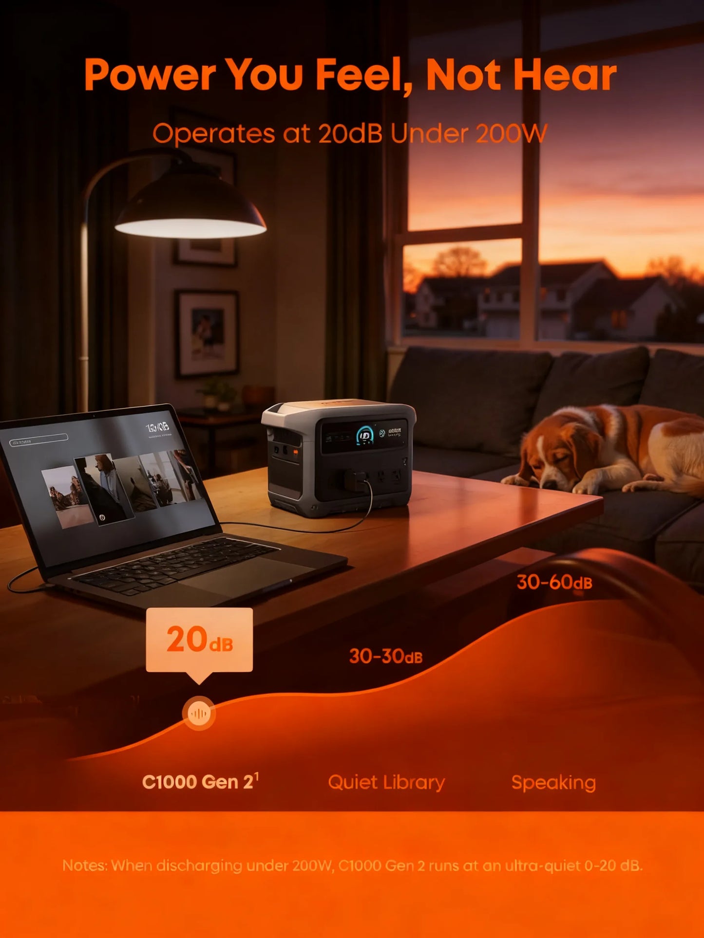 1024Wh Portable Power Station, 2000W Output & 49-Min Fast Charge